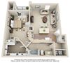 The Beaver Creek Floor Plan The Beaver Creek Floor Plan at Heritage at Stone Mountain, Northglenn, CO, 80233